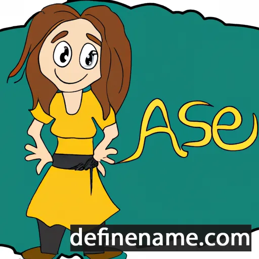 cartoon of the name Aişe