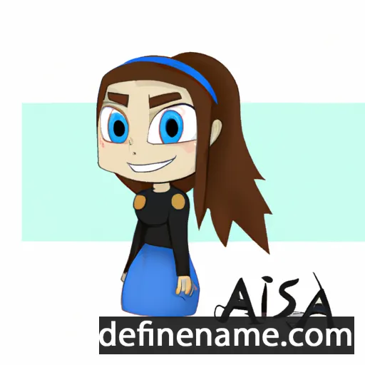 cartoon of the name Aiša