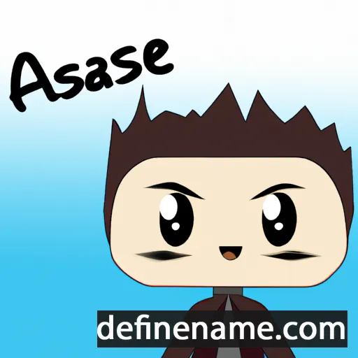 cartoon of the name Aisake