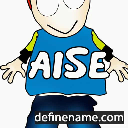 cartoon of the name Aise