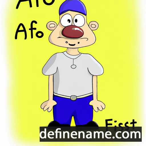 cartoon of the name Aistolf