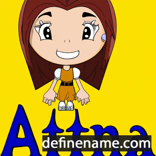 cartoon of the name Aitana