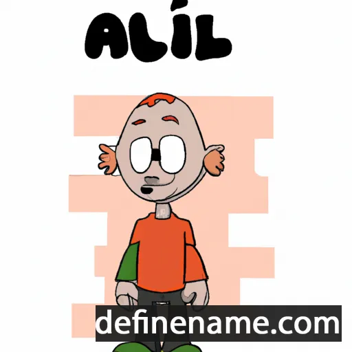 cartoon of the name Aiulf