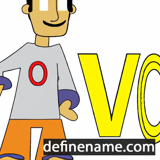 cartoon of the name Aivo