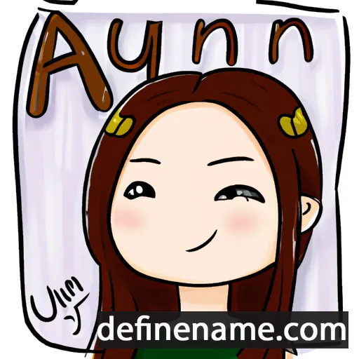 cartoon of the name Aiyun