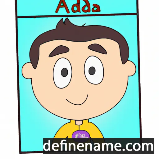 cartoon of the name Aizada