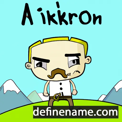 Aizkorri cartoon