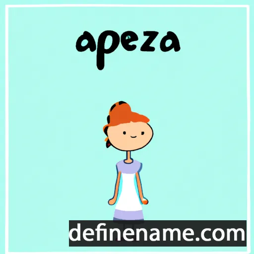 cartoon of the name Aizpea