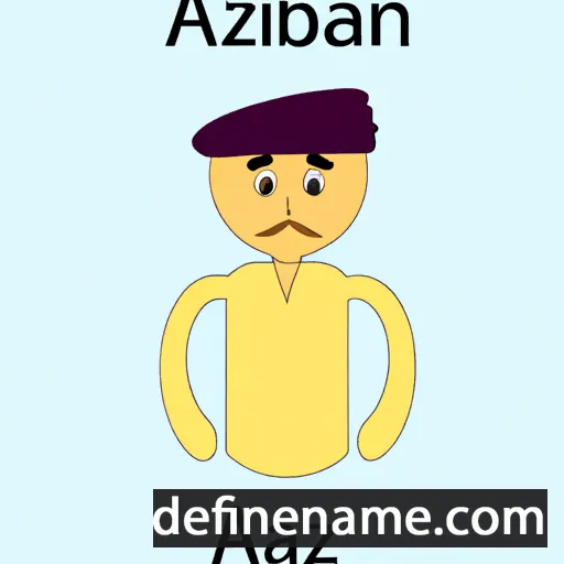 cartoon of the name Ajabnaz