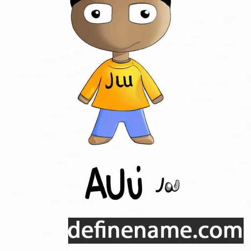 cartoon of the name Ajju