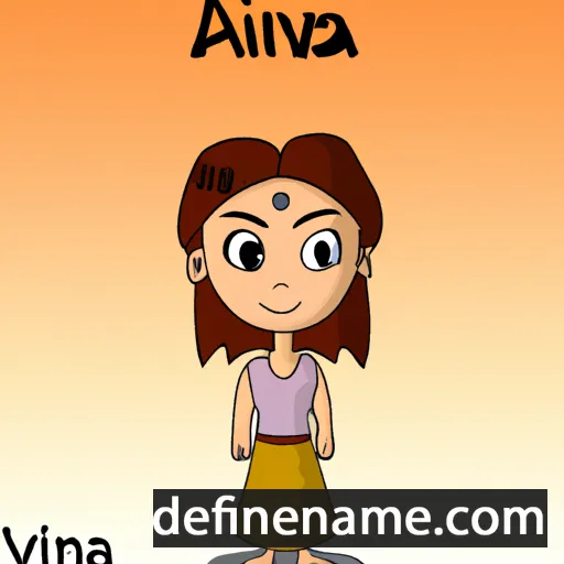 cartoon of the name Ajna