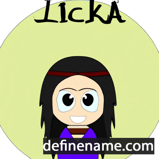 cartoon of the name Akacia