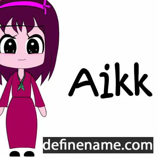 cartoon of the name Akaki