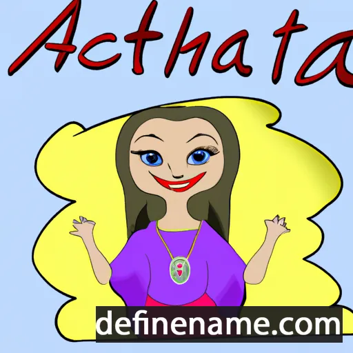 Akchita cartoon