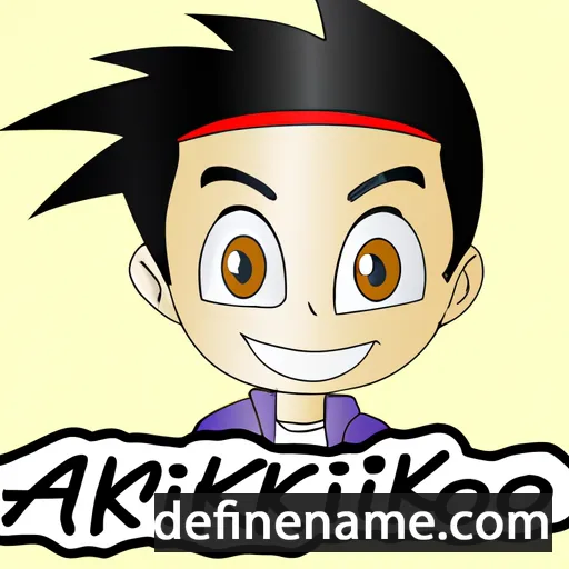 cartoon of the name Akihiro