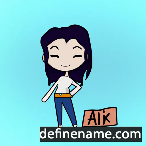 cartoon of the name Akimi