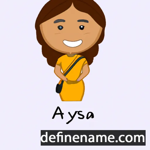 cartoon of the name Akshaya