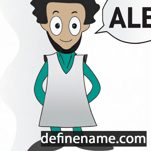 cartoon of the name al-Aleem