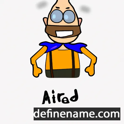 cartoon of the name Alárd