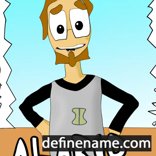 Alård cartoon