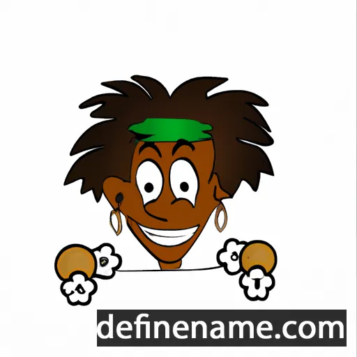 cartoon of the name Aladeinyefa