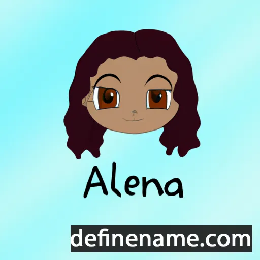 Alaena cartoon