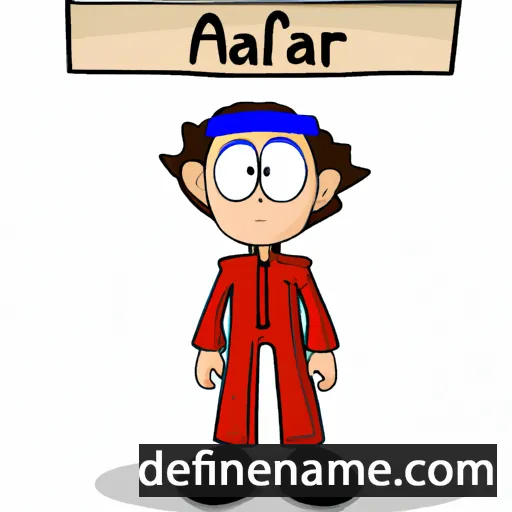 cartoon of the name Alafair