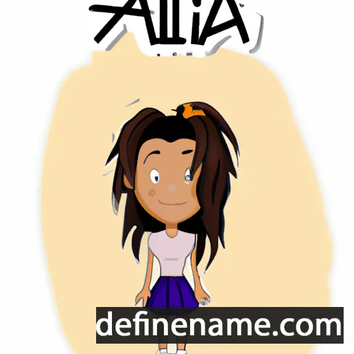 Alaïza cartoon