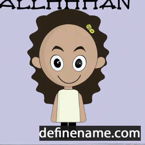 Alainah cartoon