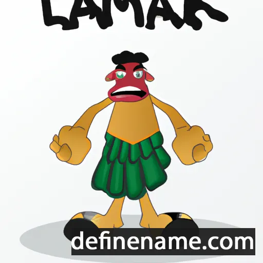 cartoon of the name Alamak