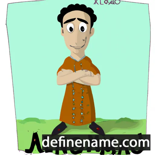 cartoon of the name Alamund