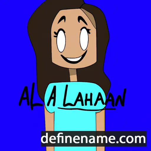 Alanah cartoon