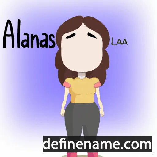 Alanas cartoon