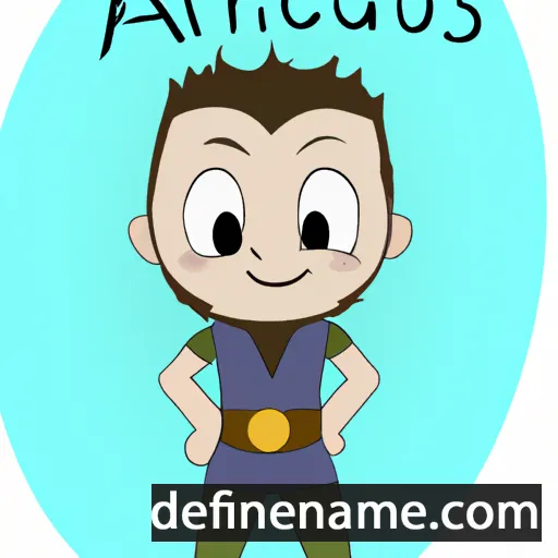 cartoon of the name Alaricus