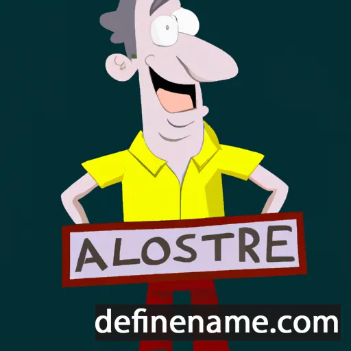 cartoon of the name Alastore