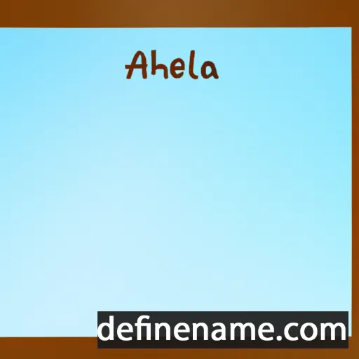 cartoon of the name Alathea