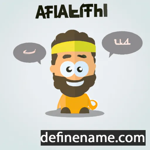 cartoon of the name Alathfar