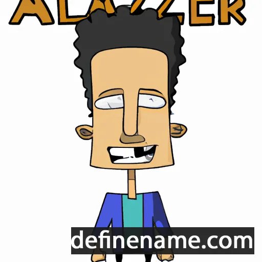 cartoon of the name Alazer