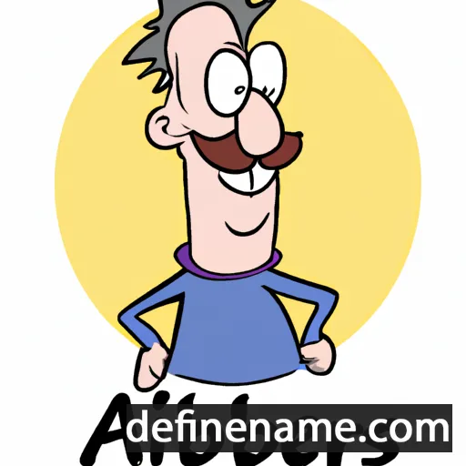 cartoon of the name Alberts