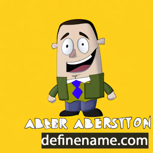 cartoon of the name Albertson