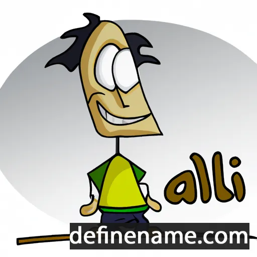 cartoon of the name Albík