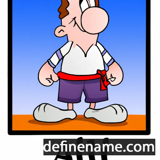 cartoon of the name Albi