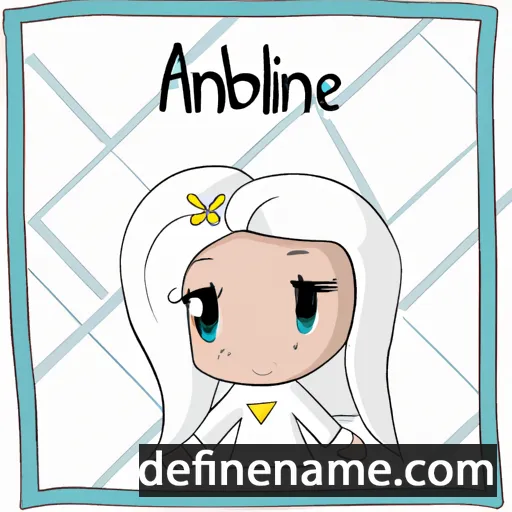 cartoon of the name Albiñe