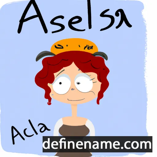 cartoon of the name Alcesta