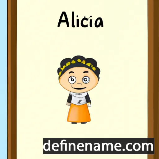 Alcídia cartoon