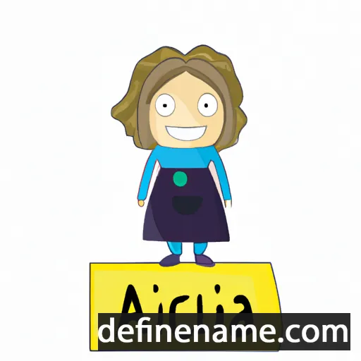 cartoon of the name Alcina