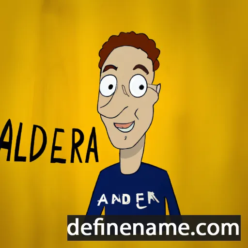 cartoon of the name Aldemar