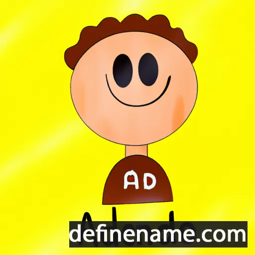 cartoon of the name Aldemiro