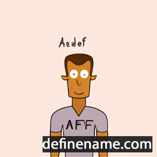 cartoon of the name Aldfrith