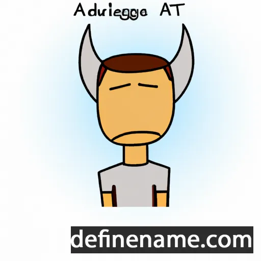 cartoon of the name Aldgyth